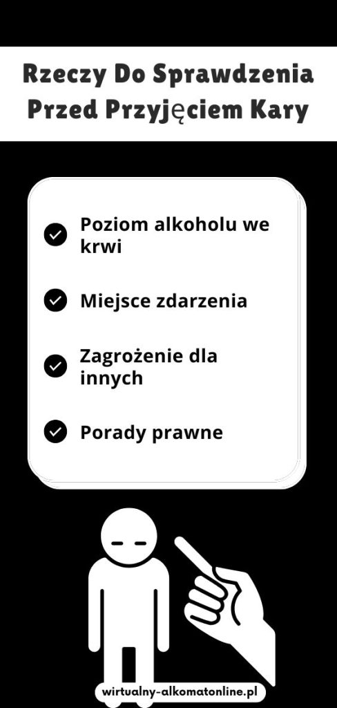 Rzeczy Do Sprawdzenia Przed Przyjęciem Kary